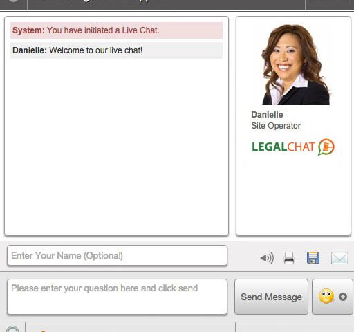 Live Chat pop-up