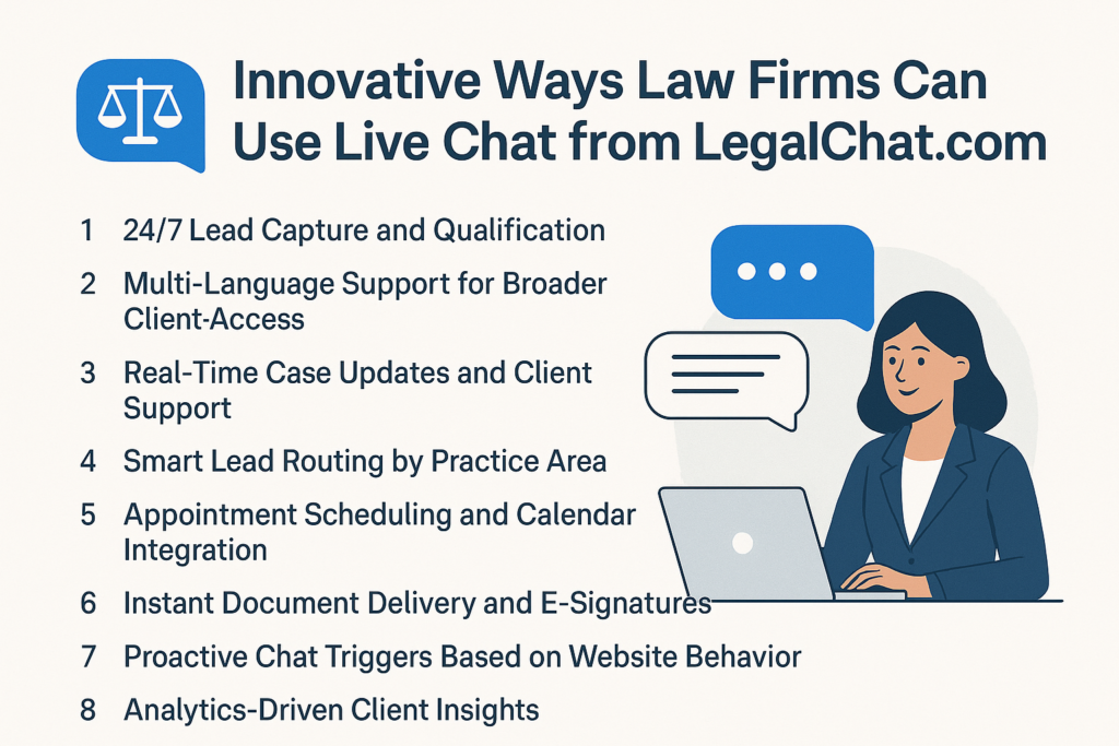 innovative ways law firms use live chat