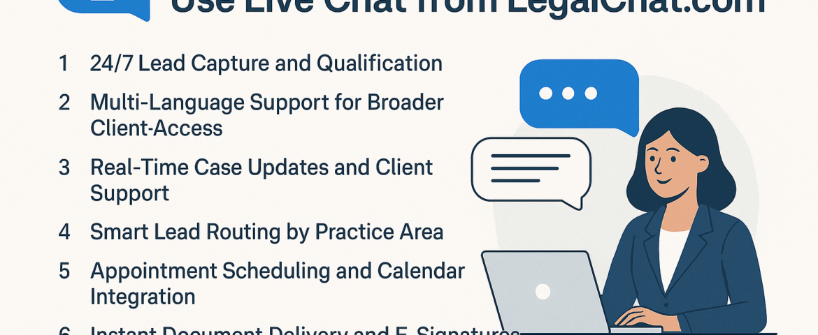 innovative ways law firms use live chat