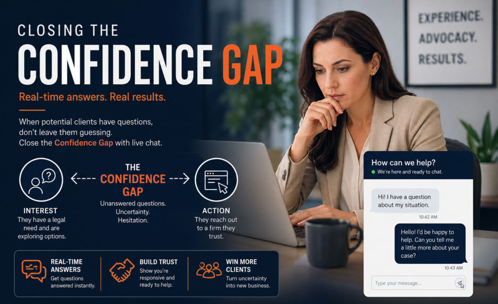 When potential clients have questions, don't keep them guessing.